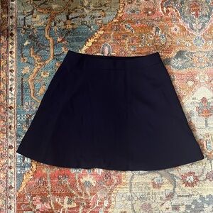 Ann Taylor Loft Sz 10 Navy Blue Short Twirl Skirt